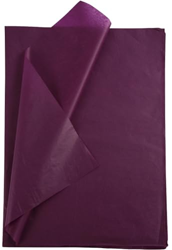 Seidenpapier, Blatt 50x70 cm, 14 cm, violett, 25Blatt