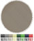 Brandsseller Gartentischdecke Ø 140 cm Tischdecke mit Fransen Outdoor Tischtuch rund Weichschaum für Garten, Terrasse, Balkon wetterfest rutschfest - Cappuccino