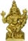 GangesIndia Lord Narasimha sitzend, Göttin Lakshmi Messing Statue