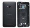 Handyteile24 Original HTC One M7 801n Akkudeckel Backcover Akku Deckel Akkufachdeckel Batterieabdeckung Rückseite Gehäuse Cover Black Schwarz