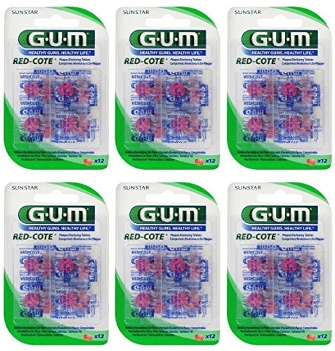 GUM Red Cote - Lote de 6