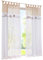 BAILEY JO 1PC Gardine mit Eule Stickerei Vorhange für Kinderzimmer Transparent Voile Vorhang (BxH 140x245cm, Sand mit schlaufen)