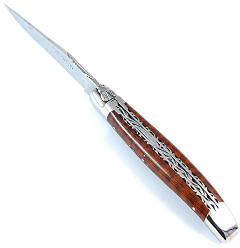 LAGUIOLE en Aubrac Taschenmesser Schlangenholz Doppelplatinen 12C27 Stahl