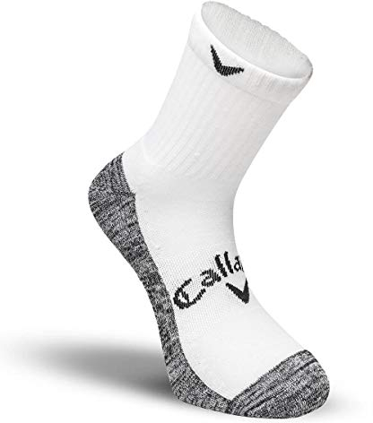 Callaway Homme Men Optidri-mid Callaway Golf Chaussettes mi montantes Tour Optidri pour Homme, Blanc (Blanco 5619007), S-M EU