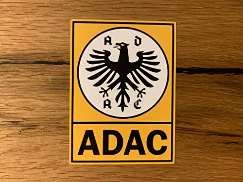 24/7stickers #750 / ADAC Aufkleber 10x7cm Auto Club Automobil Oldtimer Plakette Vintage Tuning Frontscheibe Retro