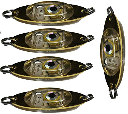 Fjord Premium 5 x Smart Flasher bunt LED Lure Elektric Blinker Spinner