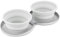 Navaris 2X Ciotole per Cani da Viaggio - Ciotole Cani Pieghevoli - Ciotole Cani Portatili - Ciotola Cane Gatto - Set Ciotole Cane - Ciotola Silicone