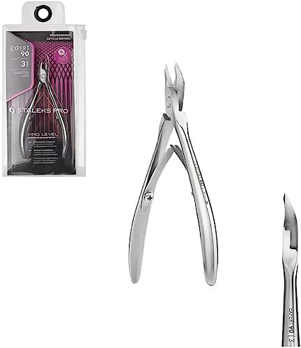 STALEKS Expert NE-90/3 Pince à cuticules professionnelle avec lame 3 mm