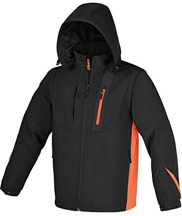 BETA 7669N GIACCA IMPERMEABILE NERO GIUBBOTTO ANTIVENTO TRASPIRANTE ANTIFREDDO MULTITASCHE CAPPUCCIO MANICHE RIMOVIBILI ABBIGLIAMENTO LAVORO CASUAL