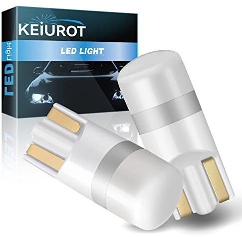 Keiurot House Number Light Bulb 194 193 Bulb Address Light Bulb Sign Replacement Bulb Kit 10-30Volt AC/DC Address Bulb White, 2Pack