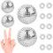 4 Stück Akupressur Ball mit 10 Stück Akupressur Ring Finger, Skills Ring Akupressurringe Magnetic Spiked Massage Ball Klein Skills Borderline Set Igelbälle Massageringe für Stress Relief