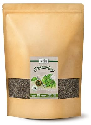 Biojoy BIO-Krauseminze Tee (500 g), Nana Minze getrocknet und gerebelt (Mentha spicata var. Crispa)