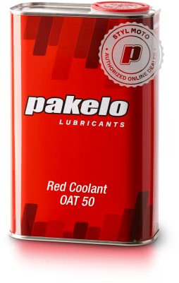 Liquido ANTIGELO Rosso per Auto -38°C PAKELO Red COOLANT Oat 50 Pronto all'Uso (2 Litri)