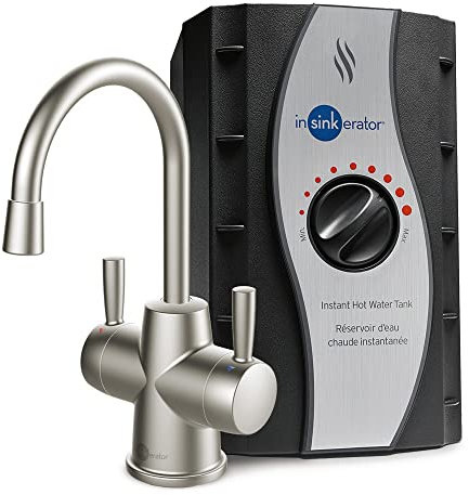 InSinkErator HC250SN-SS HOT250 - Dispensador de Agua fría y Caliente instantánea, níquel Satinado