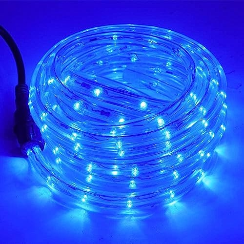 Wisada LED Lichtschlauch Außen, 5M 36LEDs/m Blau Schlauch 220V Tube Light Indoor Leuchtstoffröhre, Outdoor Lichter Wasserdicht für Terrasse Wohnzimmer Weihnachten Partydeko