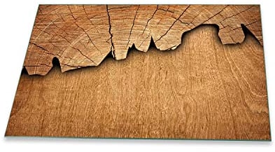 Funkenschutzplatte Glas Kaminofen Holz Braun 90 cm Kamin Platte Bodenplatte