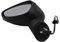 SHLPDFM Elektrischer Rückspiegel Türflügelspiegel Außenspiegel links fur Fiesta MK7 2008-2012(Schwarz)