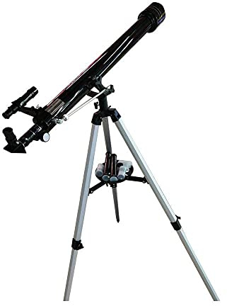 Teleskop für Kinder, Erwachsene, Anfänger, 60 mm Öffnung, 900 mm AZ, astronomisches Refraktor-Teleskop, BAK4-Prismenlinsen-Teleskop für Astronomie mit Stativ zur Beobachtung von Mond und Planeten