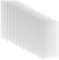 Outsunny 14 Doppelstegplatten aus Polycarbonat, 4 mm, UV-beständig, transparent, Maße 121 x 61 cm (L x B)