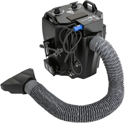 6000W Trockeneis-Nebelmaschine Dry Ice Bodennebelmaschine Stage Effect Machine Trockeneismaschine mit Rohr DMX Fog Bodennebler für Indoor Outdoor Stadium Hochzeit Party Club DJ