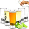 Verre a Shot – 90ml (lot de 6) Verres à Shot à Base Lourde – Ensemble de Shot Verre Transparents pour Shots D'alcool, Vodka, Expresso, Tequila et Desserts – Verre Shot Durables et Réutilisables