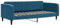 QJBSAVVA Bett Mit Matratze Bettgestell Himmelbett Gestell Palettenbett - Tagesbett Blau 90x200 cm Samt für Gästezimmer Loft Schlafzimmer Außenbereich