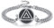 TRISHULA Anonyme Alkoholiker Armband 925 Sterling Silber Nüchternheit Erholung Symbol Armbänder AA Armband Anonymous Armbänder AA Schmuck Nüchternheit für Männer Herren