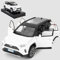 imtfzct Kompatibel für 1:32 Diecasting Alloy Toyota RAV4 Car, Pull Back Toy Car, Open Door, Weiß, Kindergeschenk für Kids im Alter von 4-8 Jahren
