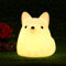 LOVERUIS Nachtlicht für Kinder, Fuchs Nachtlichter 7 Farben Nachtlicht Baby, USB wiederaufladbar, niedliche Lampe Geschenke für Baby, Kinder, Kleinkinder 30-Minuten-Zeitschaltuhr