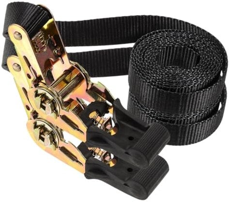 COSMEVIVI 2stücke Ladungsgurte Mit Ratsche Zurrgurte Aus Polyester Schwerlast-ratschengurte Für Kajaks Und Lkws Ladungssicherung Und Bündelung Mit Ratschenspannmechanismus