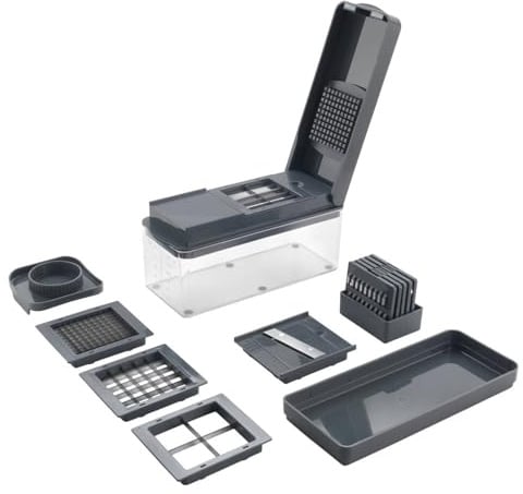 Metaltex 194850000 Coupe-fruits et légumes en acier inoxydable