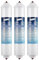 Filtro de agua para frigorífico - Compatible con Samsung DA29-10105J Hatex/exp WSF-100, Compatible con Aqua-pure Plus, Compatible con LG 5231ja2010b, Compatible con GE Gxrtqr(3 PCS)