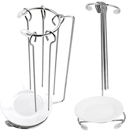 Toyvian 2ensembles Supports De Barbecue Suspendus Acier Inoxydable Cintres Pratiques pour Barbecue Supports De Suspension Faciles à Utiliser