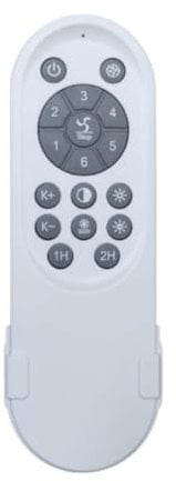 Qianly Telecomando per Ventilatore Da Soffitto Con Luci, Telecomando Universale Con Controllo a 6 Velocità, Adatto Alla Maggior Parte Dei Ventilatori Da Soffitto a Filo Basso Con Luci