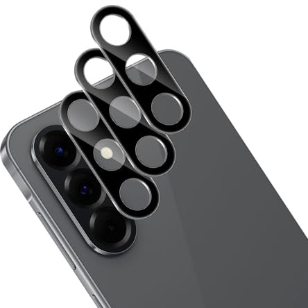 TUTUO 3 Pack Compatible with Samsung Galaxy A56 5G Camera Lens Protector Tempered Glass, Anti-Scratch, No Bubbles, 9H Hardness, HD Easy Installation Camera Screen Protector Film