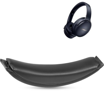 ACCOUTA Fascia di ricambio per cuffie Bose QuietComfort 45 QC45 QC35 QC35 II SE (QC SE) Cuscino per fascia con pelle morbida
