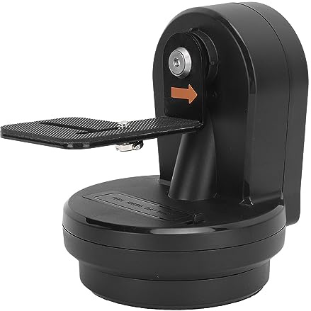 Cryfokt Drahtloser Rotations-Schwenk-Neige-Motorisierter Stativkopf, Elektrisches 360-Grad-Rotations-Fotozubehör, 1 Kg Tragfähigkeit, Smartphone-Kompatibilität
