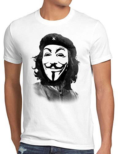 style3 Anonymous Cuba Liberta Herren T-Shirt Hacktivismus Netzkultur Guy revolutionär