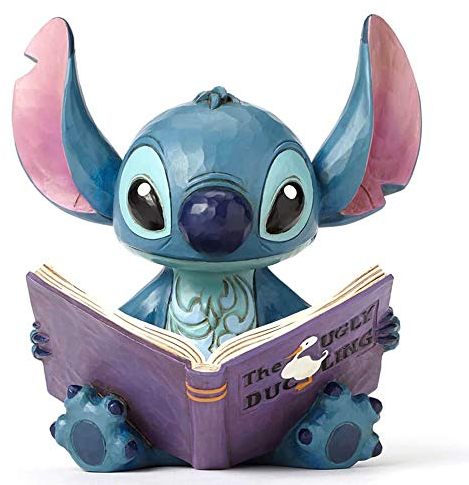 Jim Shore pour Enesco Disney Traditions Figurine Stitch avec Livre, 14,6 cm