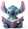 Jim Shore pour Enesco Disney Traditions Figurine Stitch avec Livre, 14,6 cm