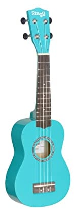 Stagg 25019670 US-OCEAN Soprano Ukulele mit Tasche