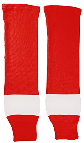 Schanner Unisex strømper Sher-wood Nhl Hockeystutzen, Rot/Weiß, Senior EU