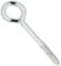 Bulk Hardware® Steel Vine Eyes 75mm x 4.4mm (3 Inch) Bzp 100 Eyes