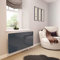 Anthracite Grey Glass Radiator Covers - Made by Premier Range in 1020mm Wide x 640mm High
