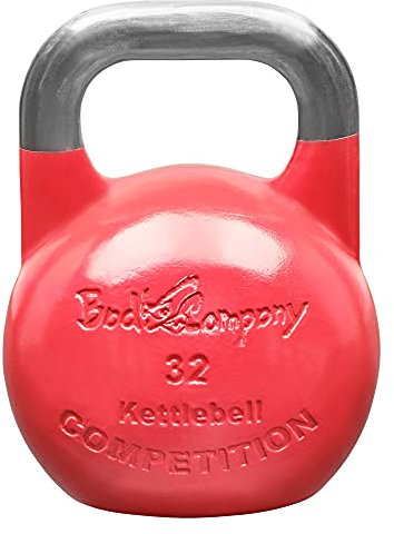 Bad Company Competition Kettlebell I Kugelhantel aus Stahl I Schwunghantel Workout in verschiedenen Gewichtsstufen I 32 kg