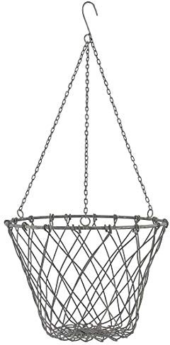 Ib Laursen Blumenampel mit Kette / Halter für Blumenampel Grau