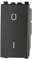 Sandasdson SD90002 - Interruptor Conmutador Doble 2P 16 A bipolar 0-1 negro compatible con Vimar Arke