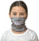LÄSSIG Multifunkionaler Loop Schal Mund-Nasen-Schutz/Flexi-Loop Kids Smile grey