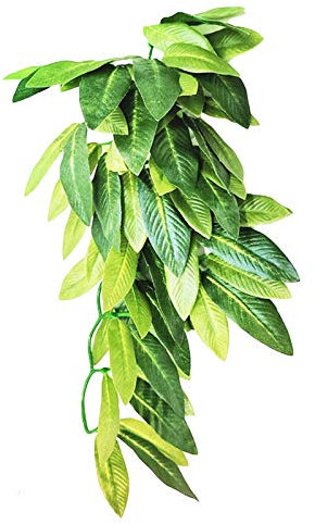 SunshineFace Plante de Reptile Artificielle Plante de Terrarium de Simulation avec Ventouse pour Décoration de Cage de Reptile de Réservoir de Poissons D'aquarium