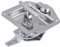 Headerbs Serrure en T de Camion, Kit de Clés de Boîte à Outils de Serrure de Poignée Pliante en Forme de T en Acier Inoxydable pour Serrure à Palette de Loquet de Remorque de Camion 12,5 * 12,2 Cm
